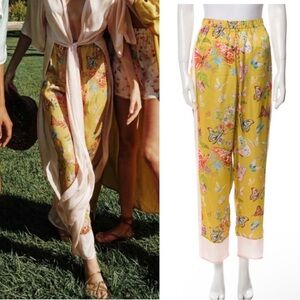 NWT My Beachy Side Printed Straight Leg Pull-on Cropped Pants Multicolor…